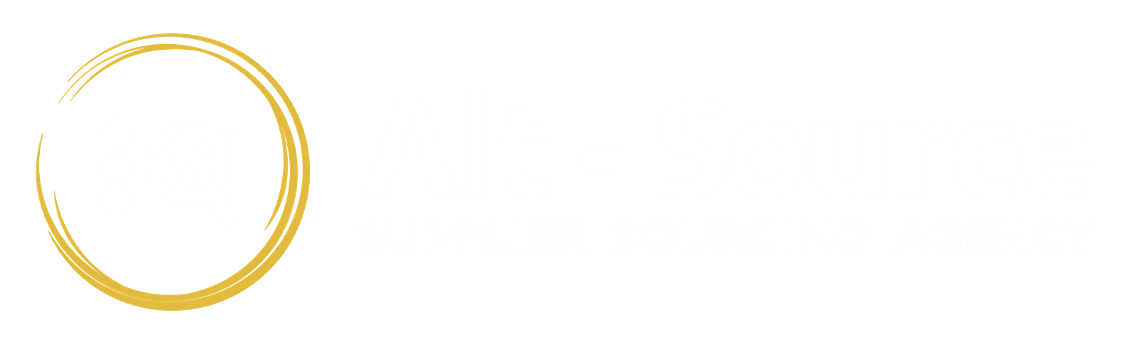 Logo white Supplier Sourcing Agency